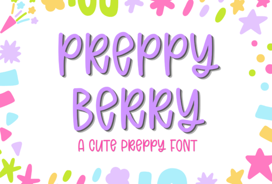 Preppy Berry Font